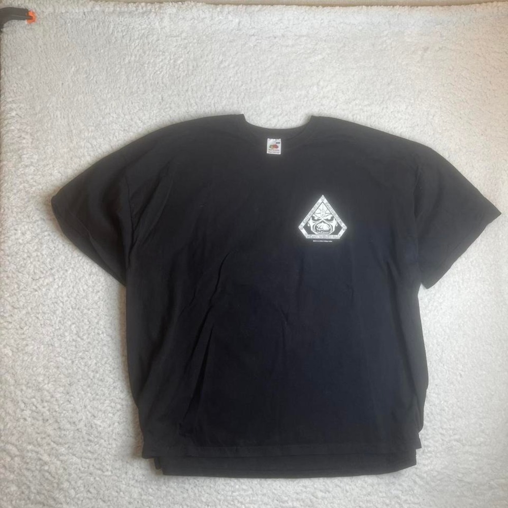 Iron Maiden fan club 2012 men's black fruit of the loom tshirt rare xxxl